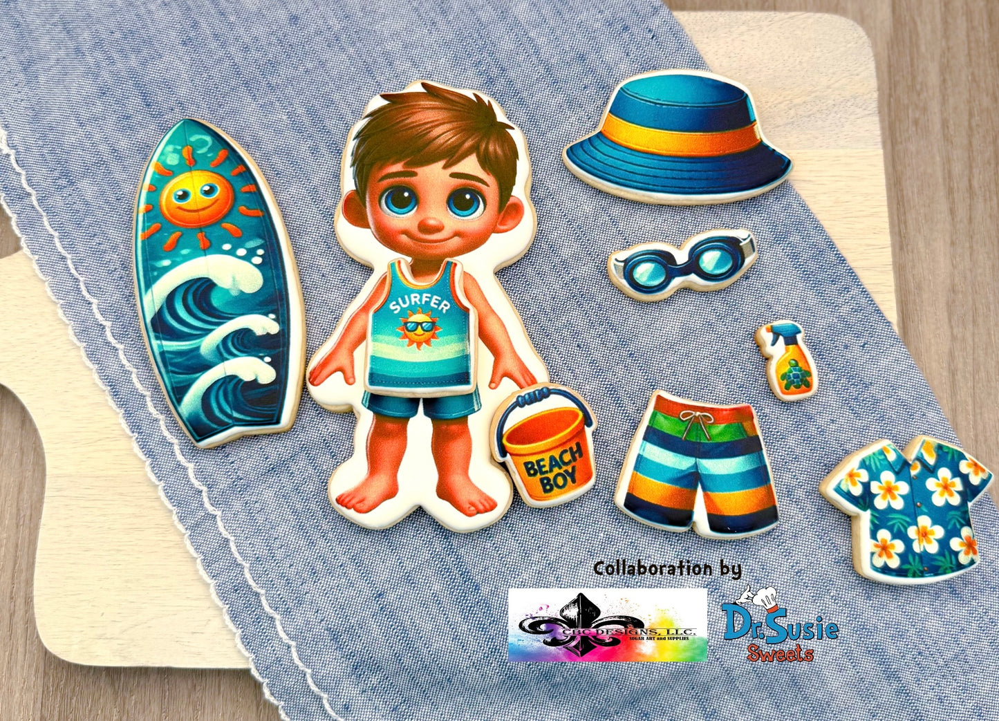 Beach Day Buddy:Surfer Boy Edition-STL File
