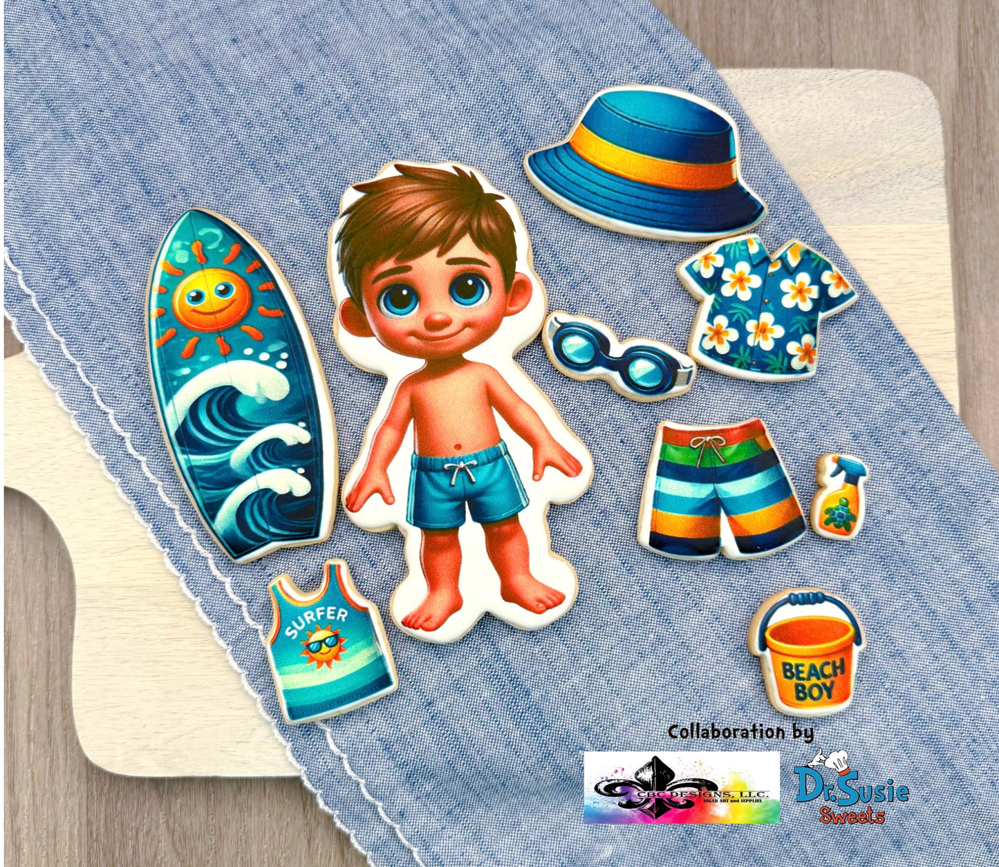 Beach Day Buddy:Surfer Boy Edition-STL File