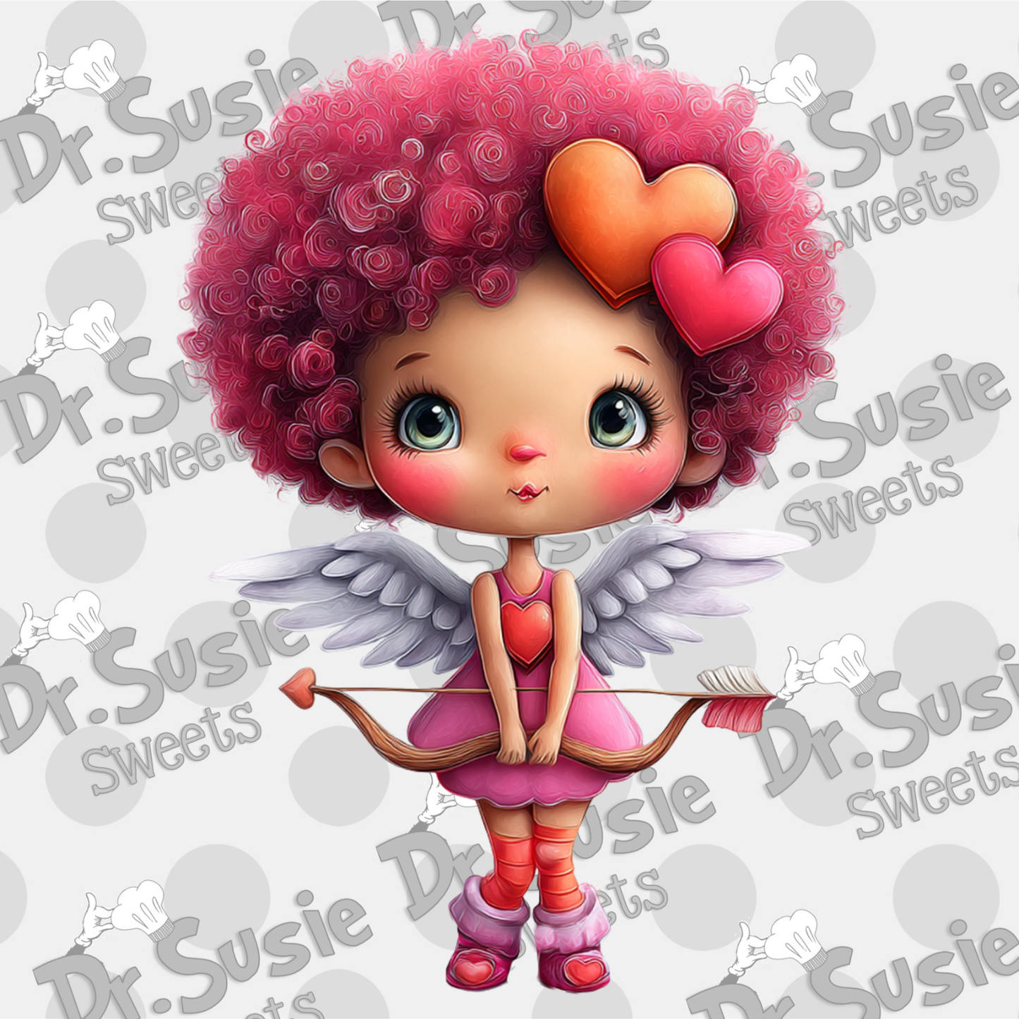 Valentine Cupid 1-Edible Printer Digital Image