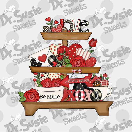 Valentine Tray-Edible Printer Digital Image