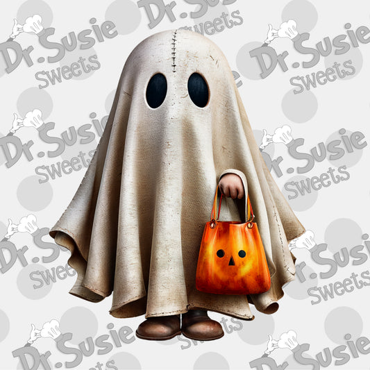 Vintage Ghost-Edible Printer Digital Image