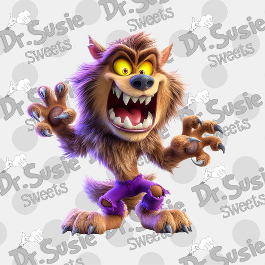 Werewolf-Edible Printer Digital Image