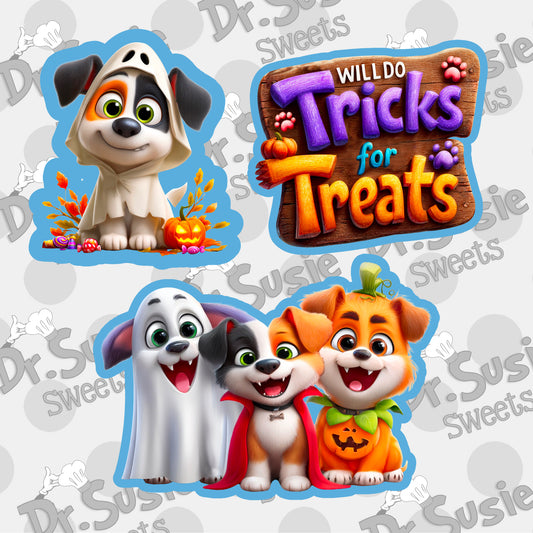 Will Do Tricks for Treats Set-STL