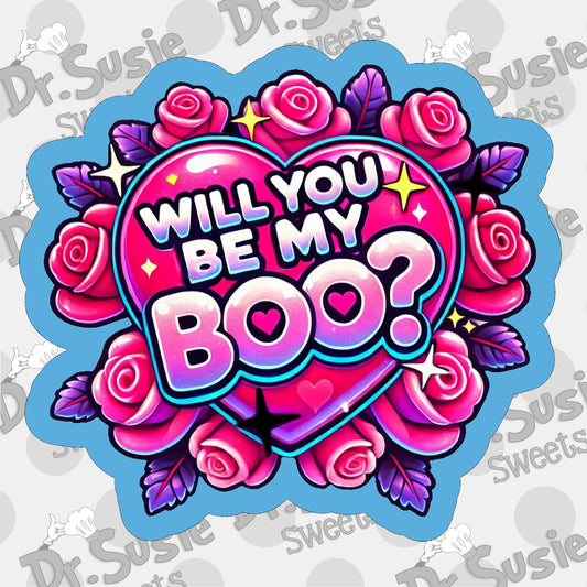 Will You Be My Boo_Plaque-STL File