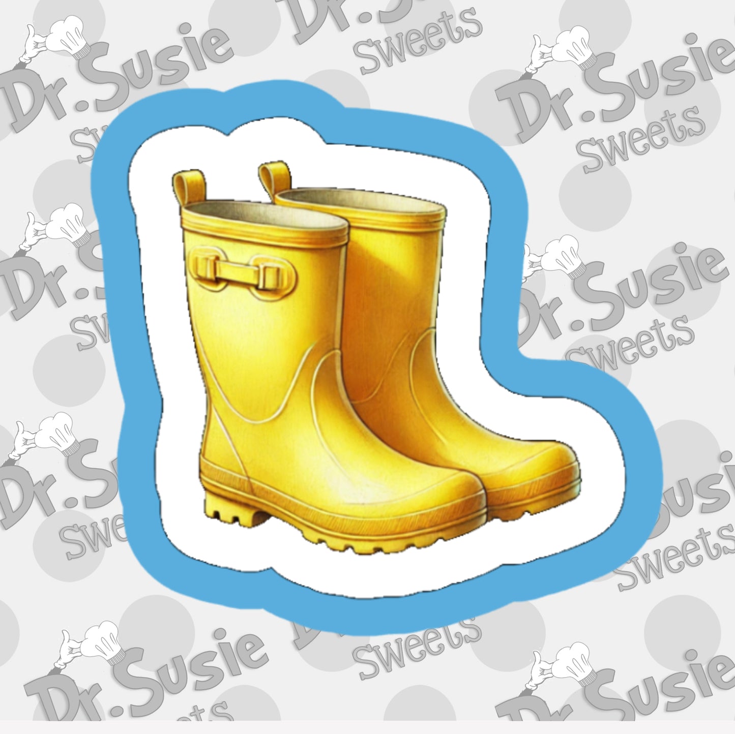 Yellow Rain Boots STL