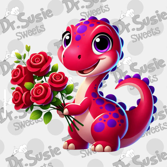 Valentine You Are Dinomite_Dinosaur-Edible Printer Digital Image