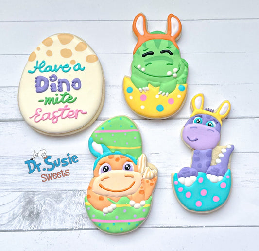 Dino-mite Easter Set (Spring 2024 Cookie-A-Thon)-STL File