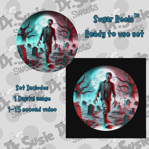 3D Zombie-SugarReels™ Digital Set