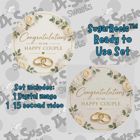 Congrats to the Happy Couple-SugarReels™ Digital Set